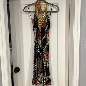 Black floral Muchacha Dress
